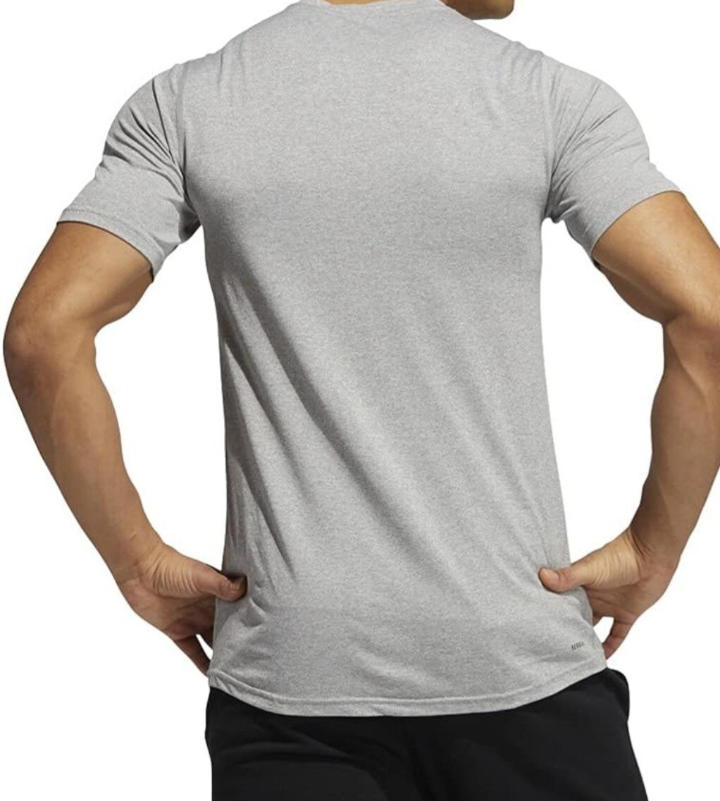 Adidas Men&rsquo;s Creator Short Sleeve Tee Gray Size ST