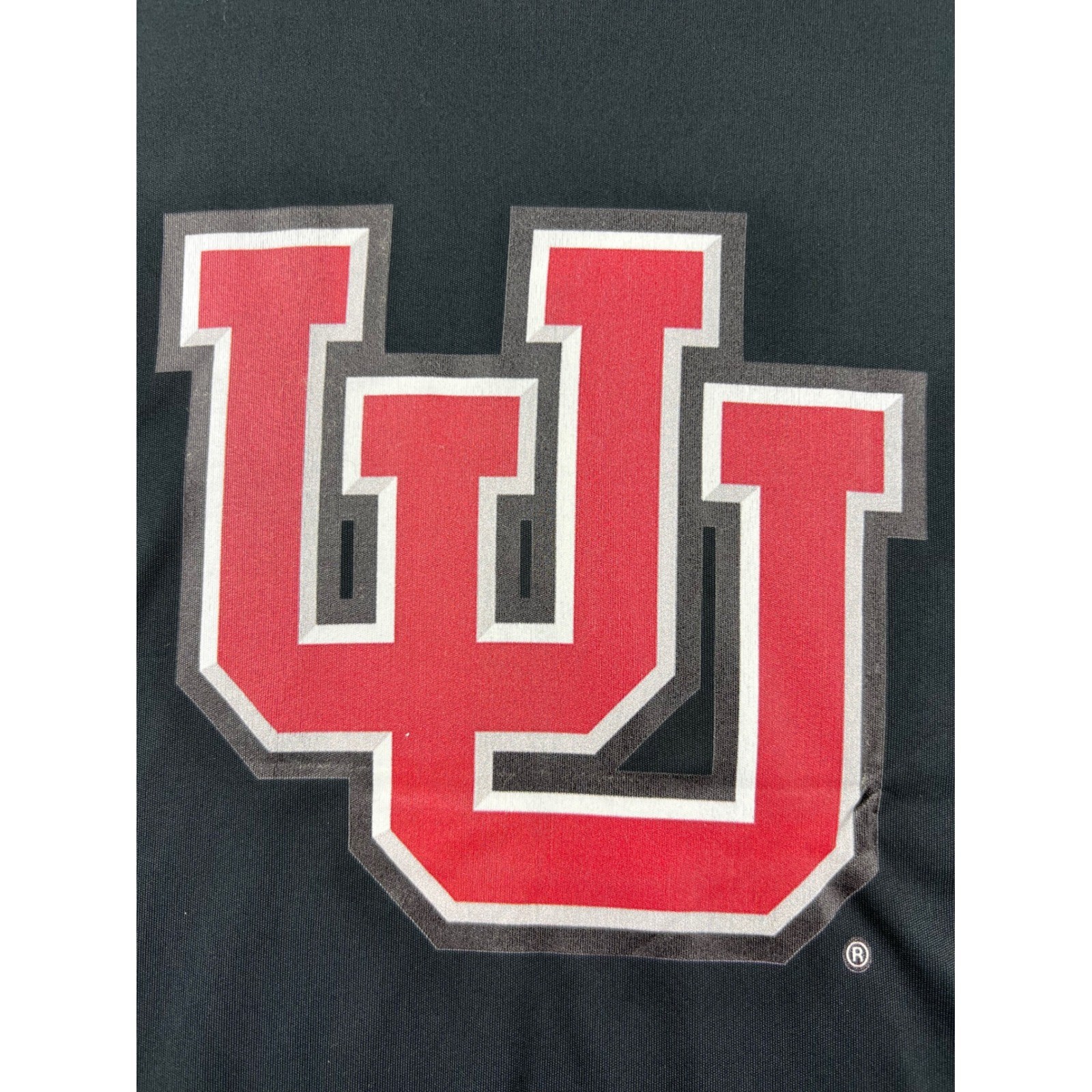 Colosseum Utah Utes Long Sleeve Shirt Mens 2XL Black NWOT NCAA Performance Tee
