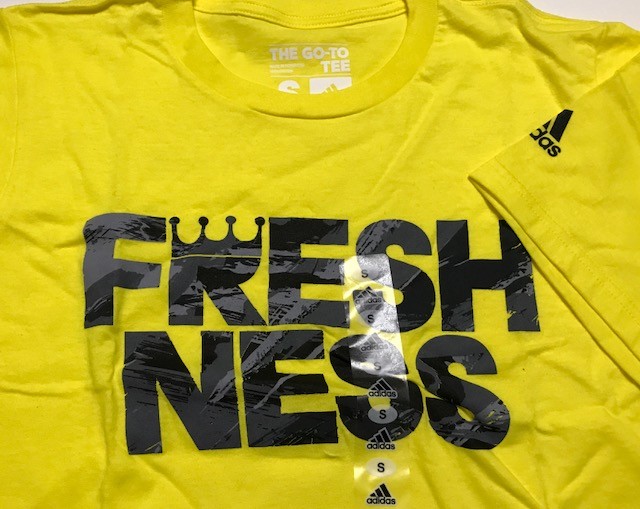 30% Off Adidas 3720A THE GO-TO Freshness T-shirt Yellow Size S