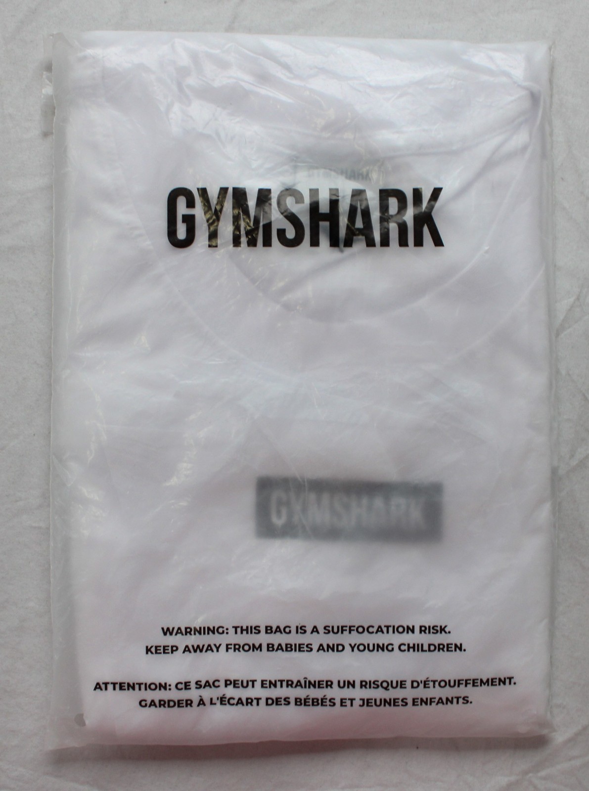 Gymshark Women&rsquo;s Cotton Block Oversized Fit Tee Shirt NN7 White 2XL NWT