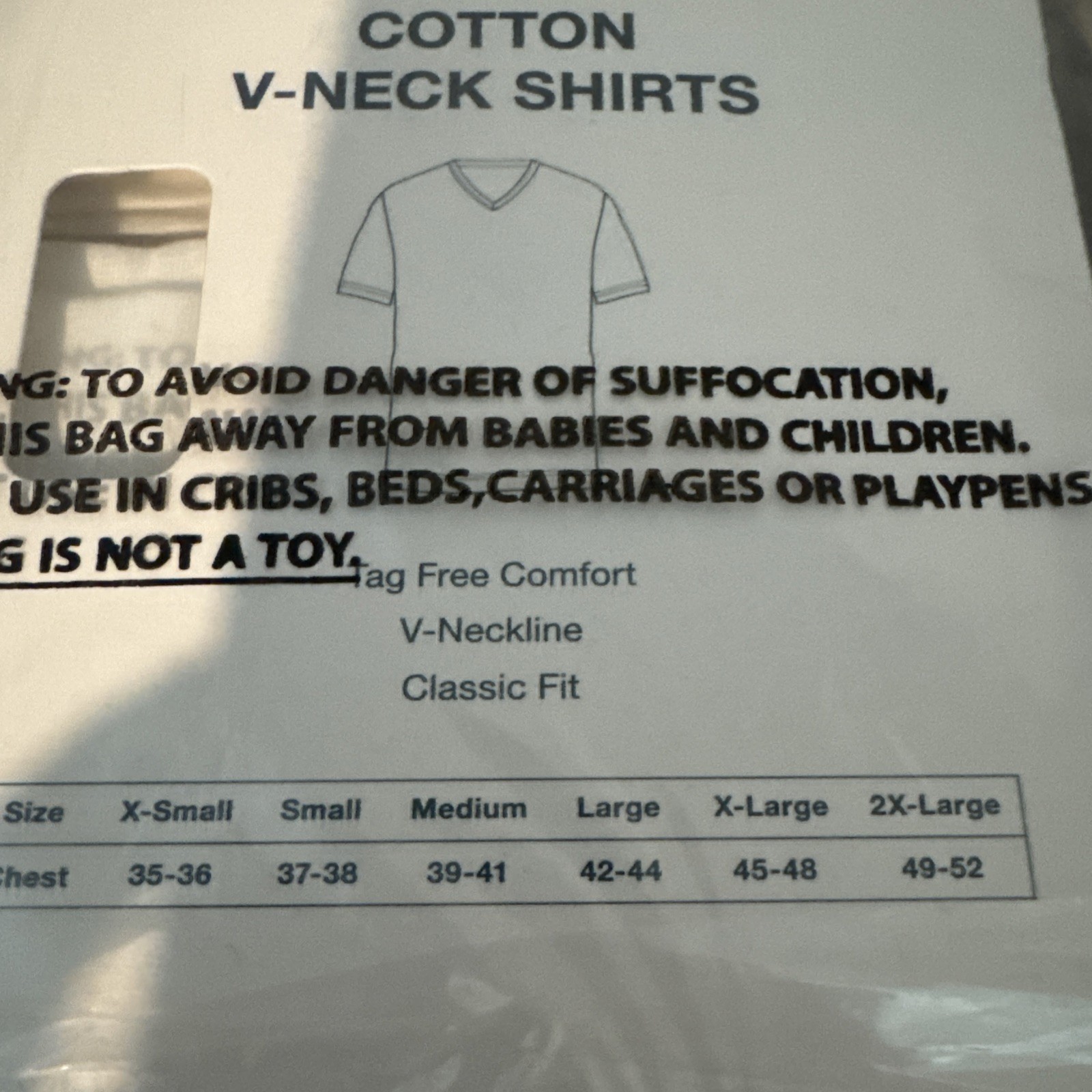 GAP V-Neck T-Shirts Mens X-Large Cotton 3 Pack Soft Fabric Undershirt NWT