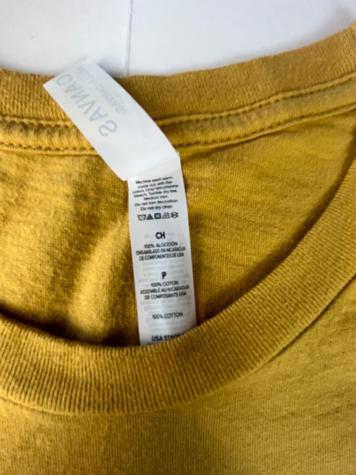 Fitger&rsquo;s Brewhouse Beer T shirt Canvas Size S Yellow 100% Cotton