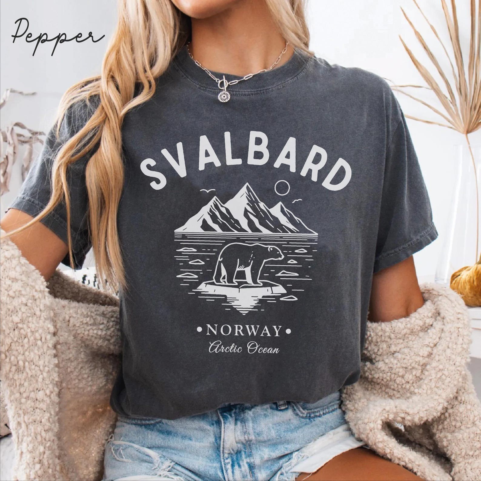 Svalbard Unisex Shirt Travel Gift Norway Trip Lovers Souvenir Tee