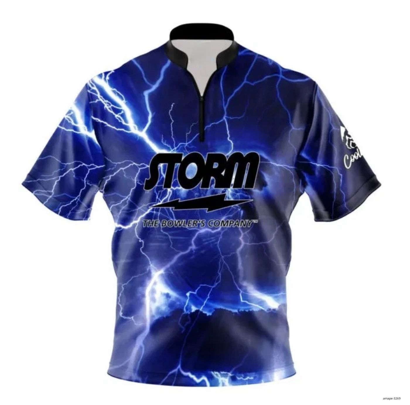 Storm Electrical Lightning Free Custom Bowling Jersey Size S-5XL