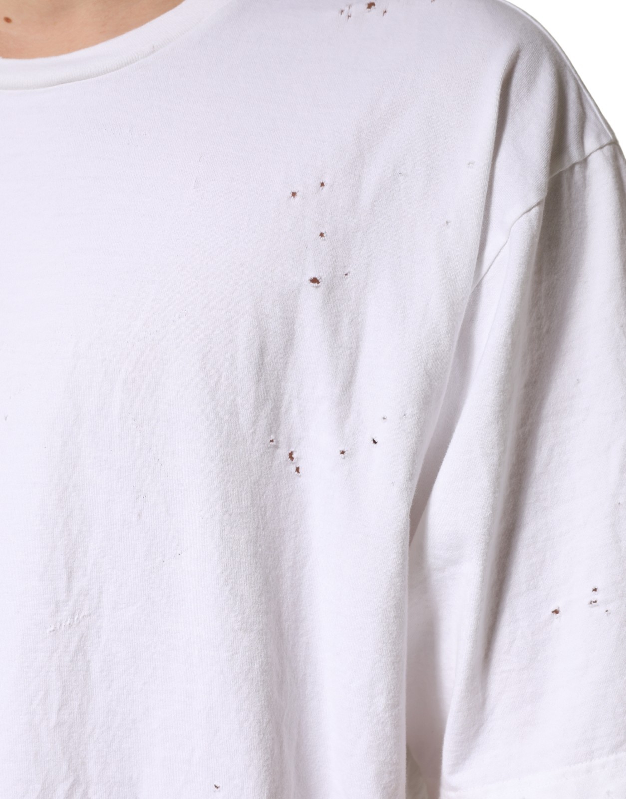DOLCE & GABBANA T-Shirt White Cotton Crewneck Short Sleeve IT52 / US42 / XL $370