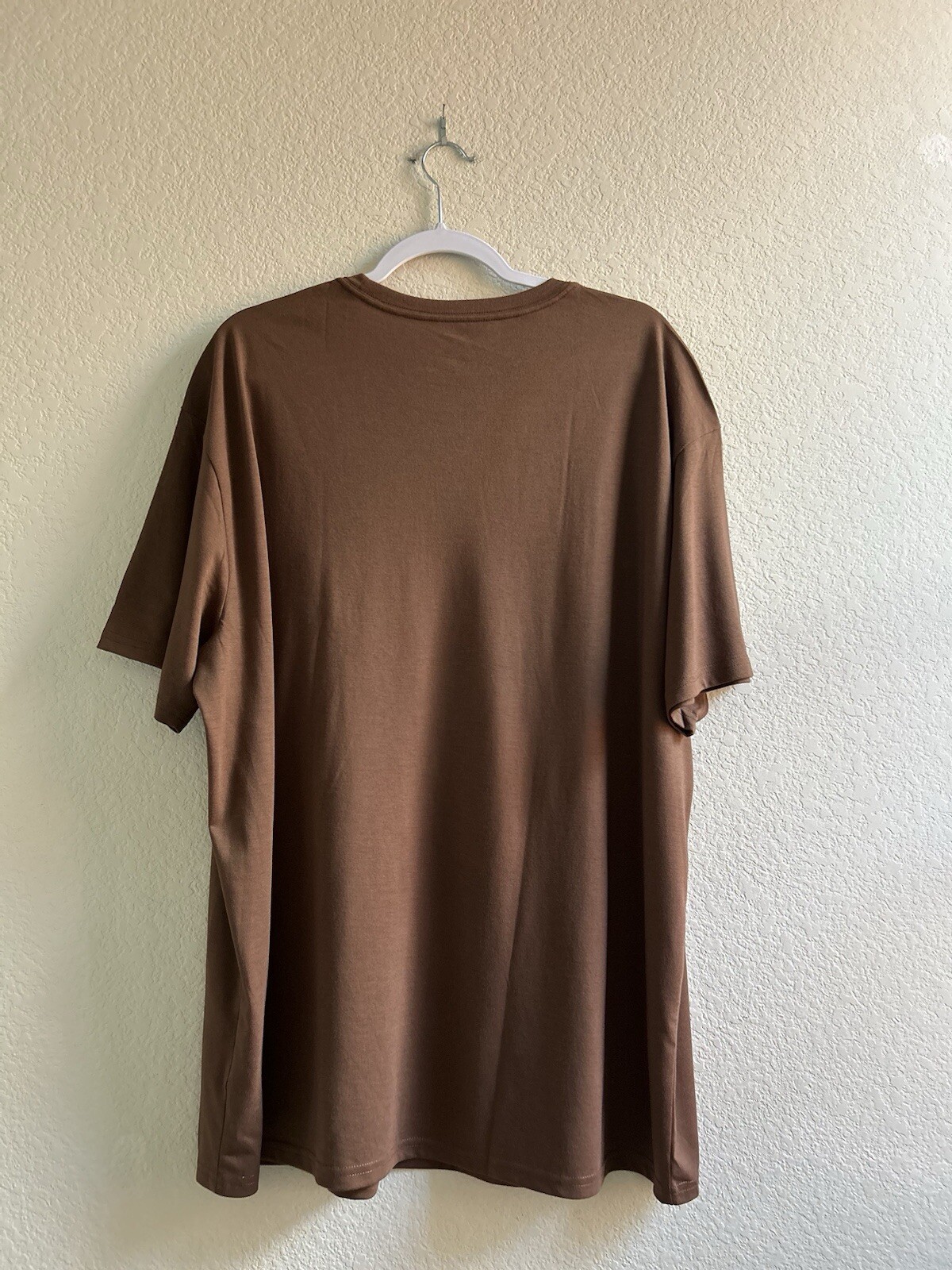 Athletic Works Mens Brown Latte Driworks Tri-Blend Pocket T-Shirt 2XL (50-52)NEW