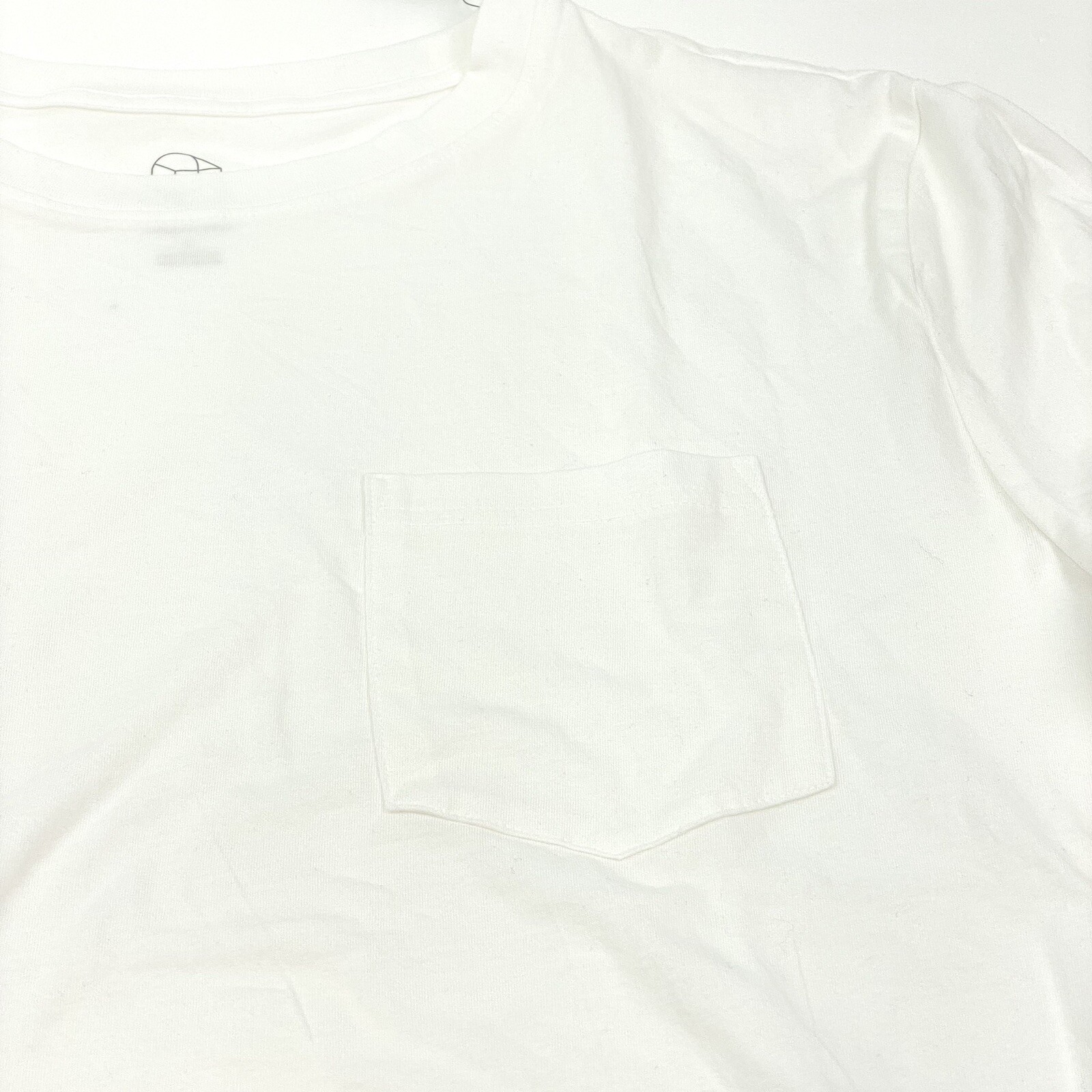 Original Use Mens Size L Crew Neck Long Sleeve T-Shirt True White (NWD)