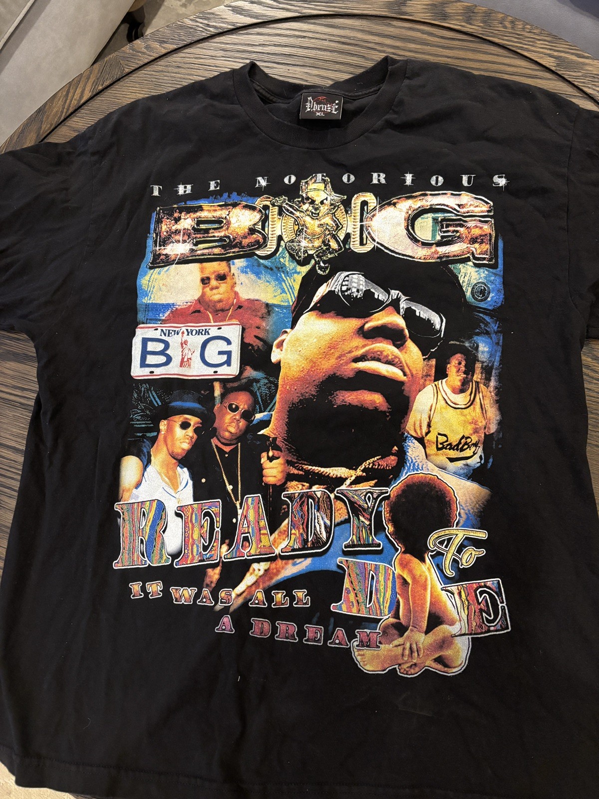 Rapper Tees-50 cent, Kid Cudi & Notorious B.I.G. Mens XL–Great Condition