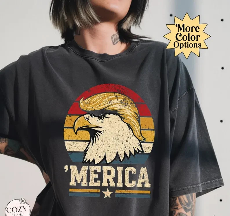 Funny Trump Eagle Shirt, Patriotic T-Shirt, 4th of July Shirt