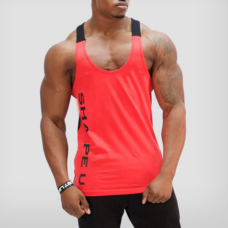 Men&rsquo;s Sleeveless Workout Tank Top Bodybuilding Gym Sports Muscle Fitness T-Shirt