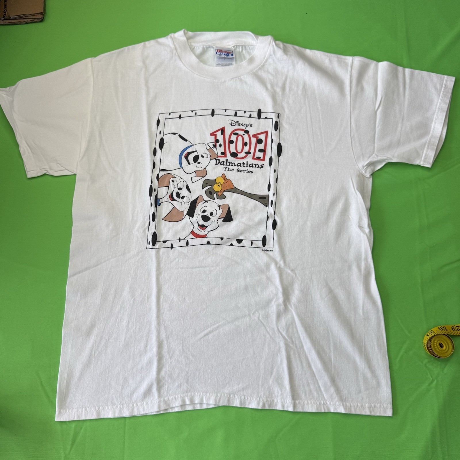 Vintage Disney 101 Dalmatians The Series Animation Shirt Adult L Hanes