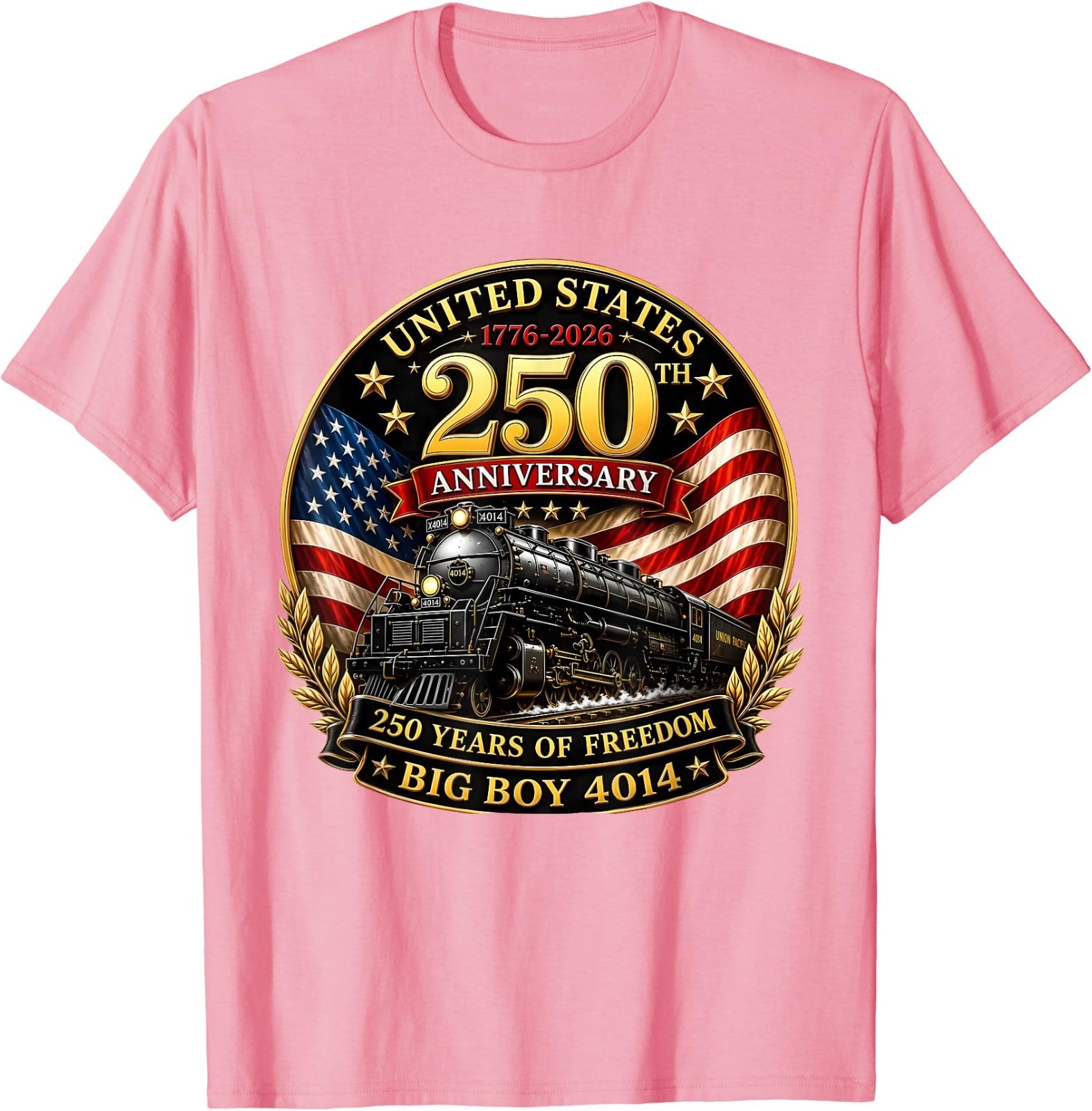 Big Boy 4014 Vintage 250 Steam Locomotive Railroad Train T-Shirt
