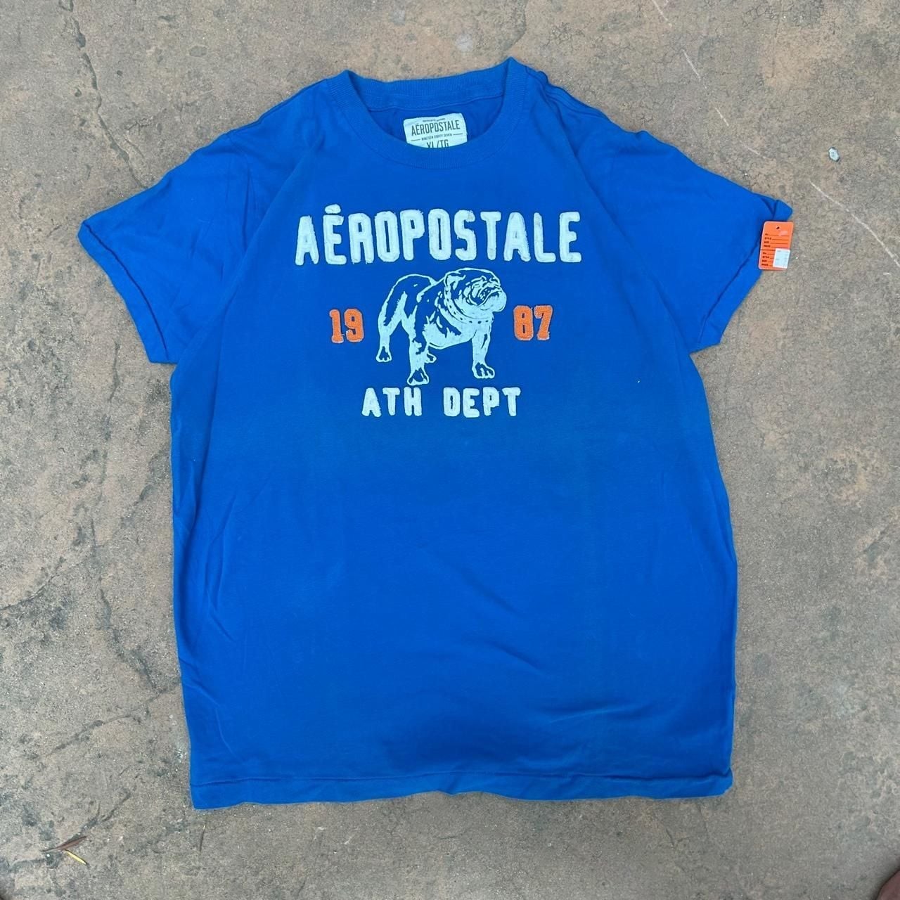 Aeropostale Bulldog Ath Dept Graphic T-Shirt XL