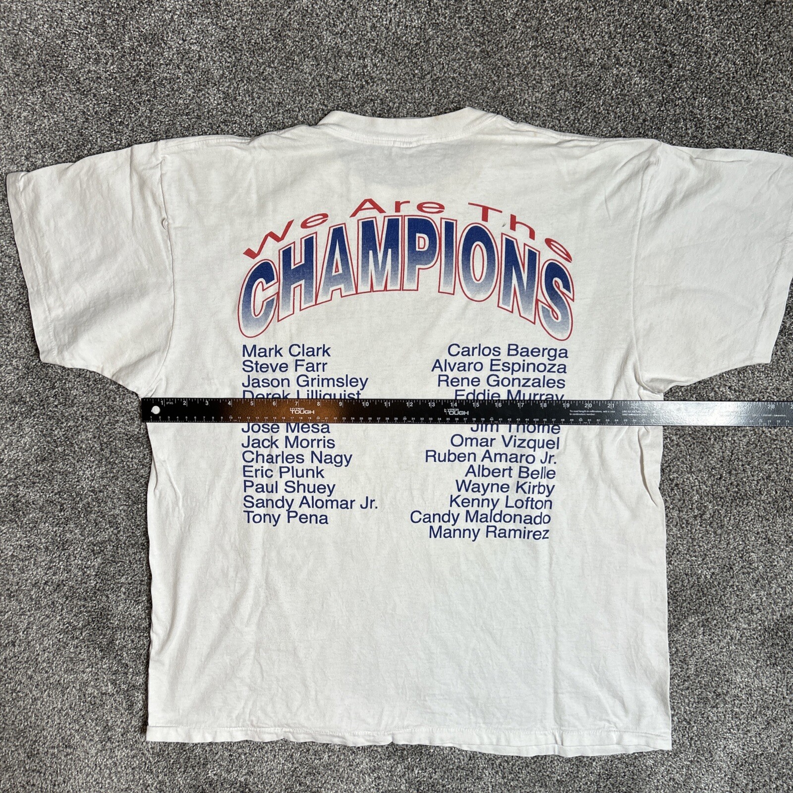 Vintage Cleveland Indians Home Sweet Home 1995 Caricature T Shirt Shirt Xplosion