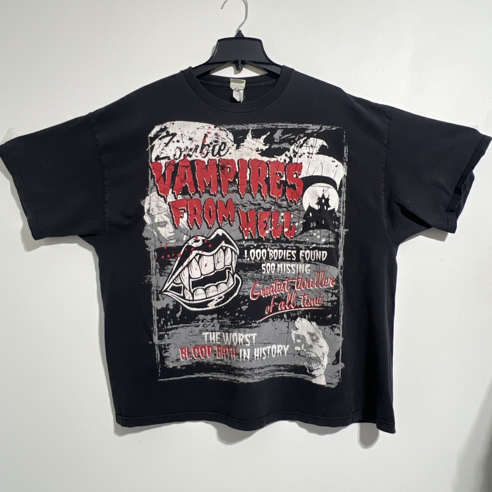 VINTAGE AAA Zombie Vampires from Hell Horror Promo Shirt Sz 2XL