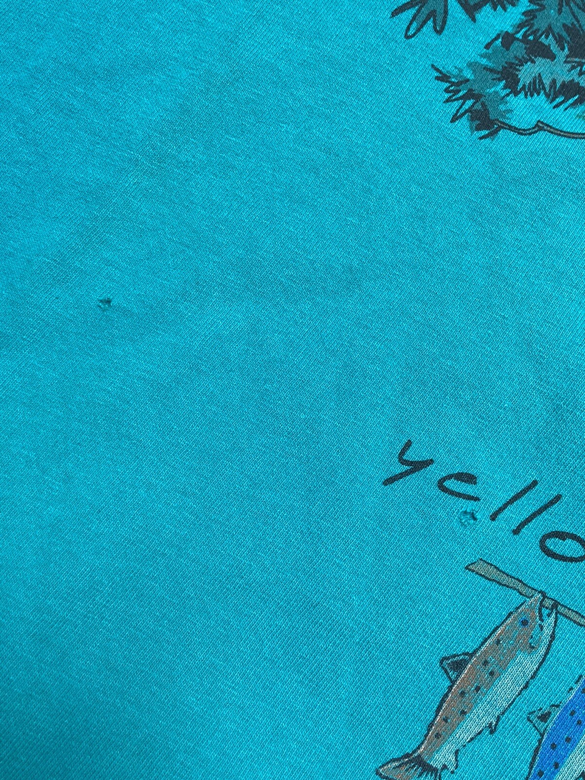 Vintage Yellowstone park oversized camp sleep shirt beach sleeping bear animals