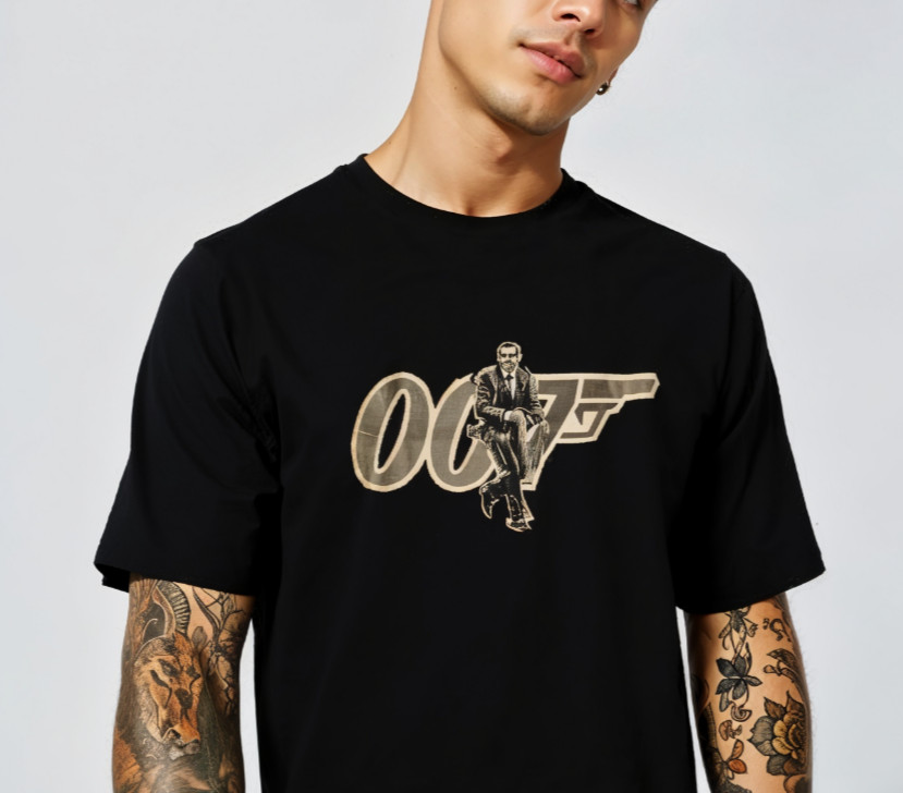James Bond 007 CUSTOM T-Shirt Size S-5XL