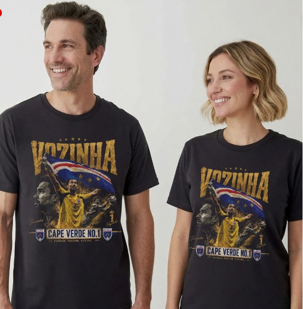 Vozinha 1 Cape Verde Tribute 2026 Soccer Fans Unisex T-Shirt Full Size