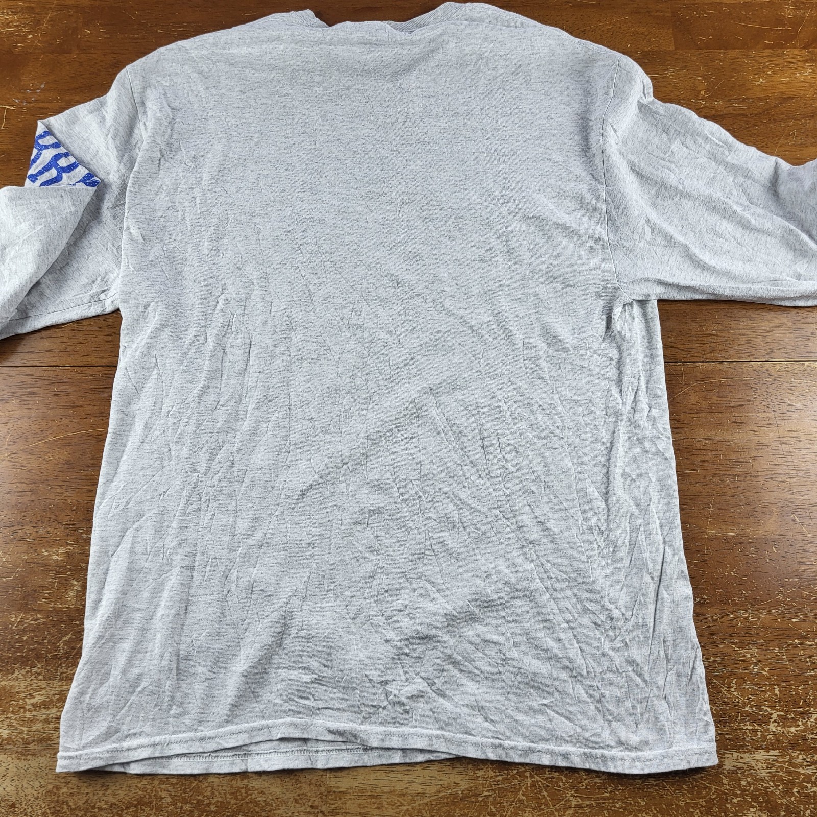 Brigham Young Cougars Unisex Tee Gray Long Sleeve Large Hanes BYU Provo UT
