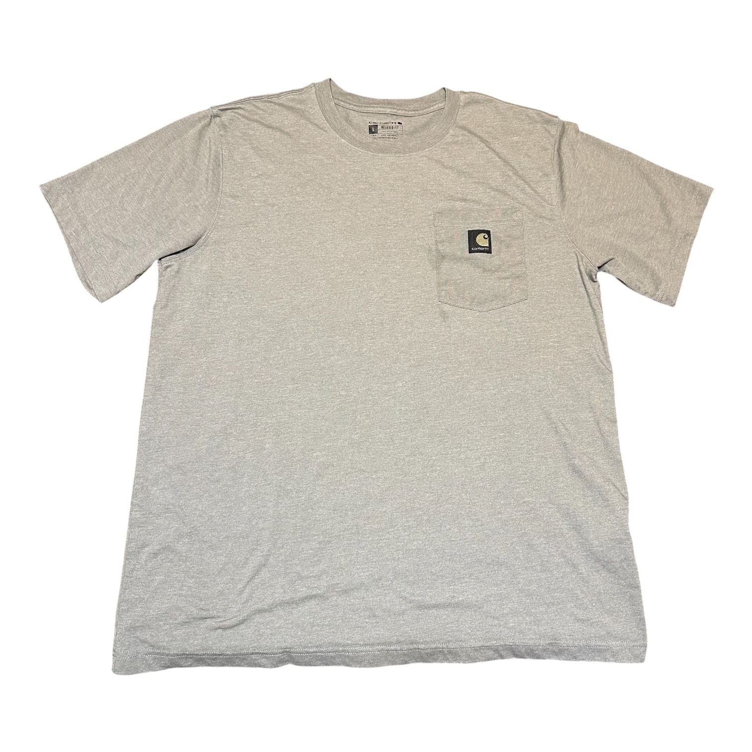 Carhartt Relaxed Fit Short-Sleeve Camo Graphic Pocket T-Shirt Gray