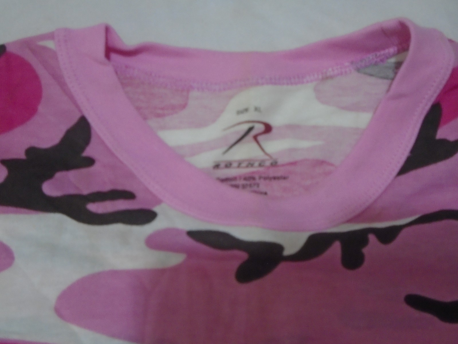 Rothco Military Tactical Pink Camouflage Long Sleeve T-Shirt Size XL
