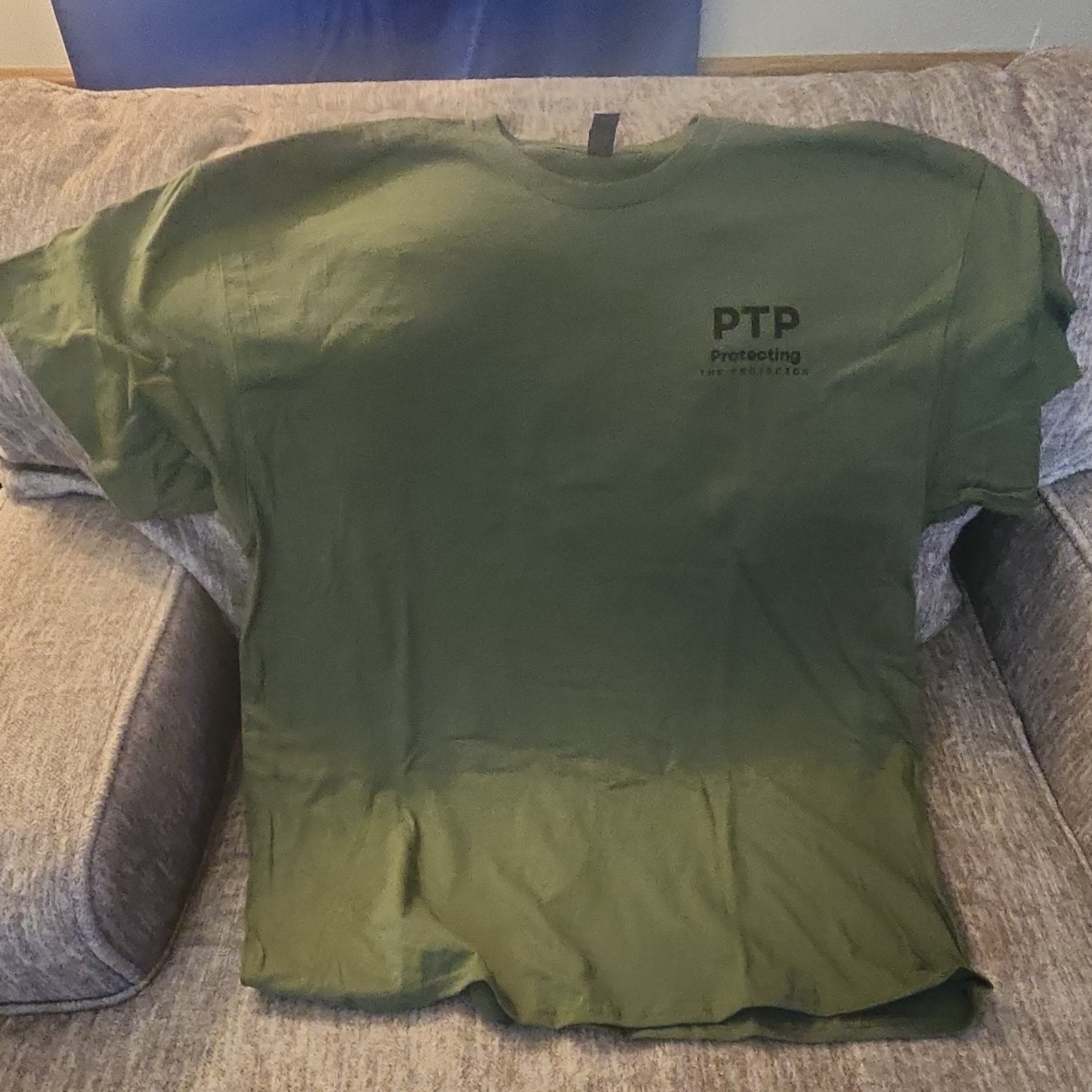 PTP Green Men&rsquo;s Military and 1st Responders Theme Logo Short Sleeve T-Shirt