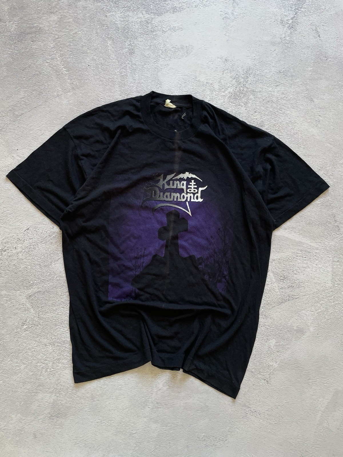 Vintage 1996 King Diamond Graveyard T-Shirt Size L Single Stich Screen Star 90’s
