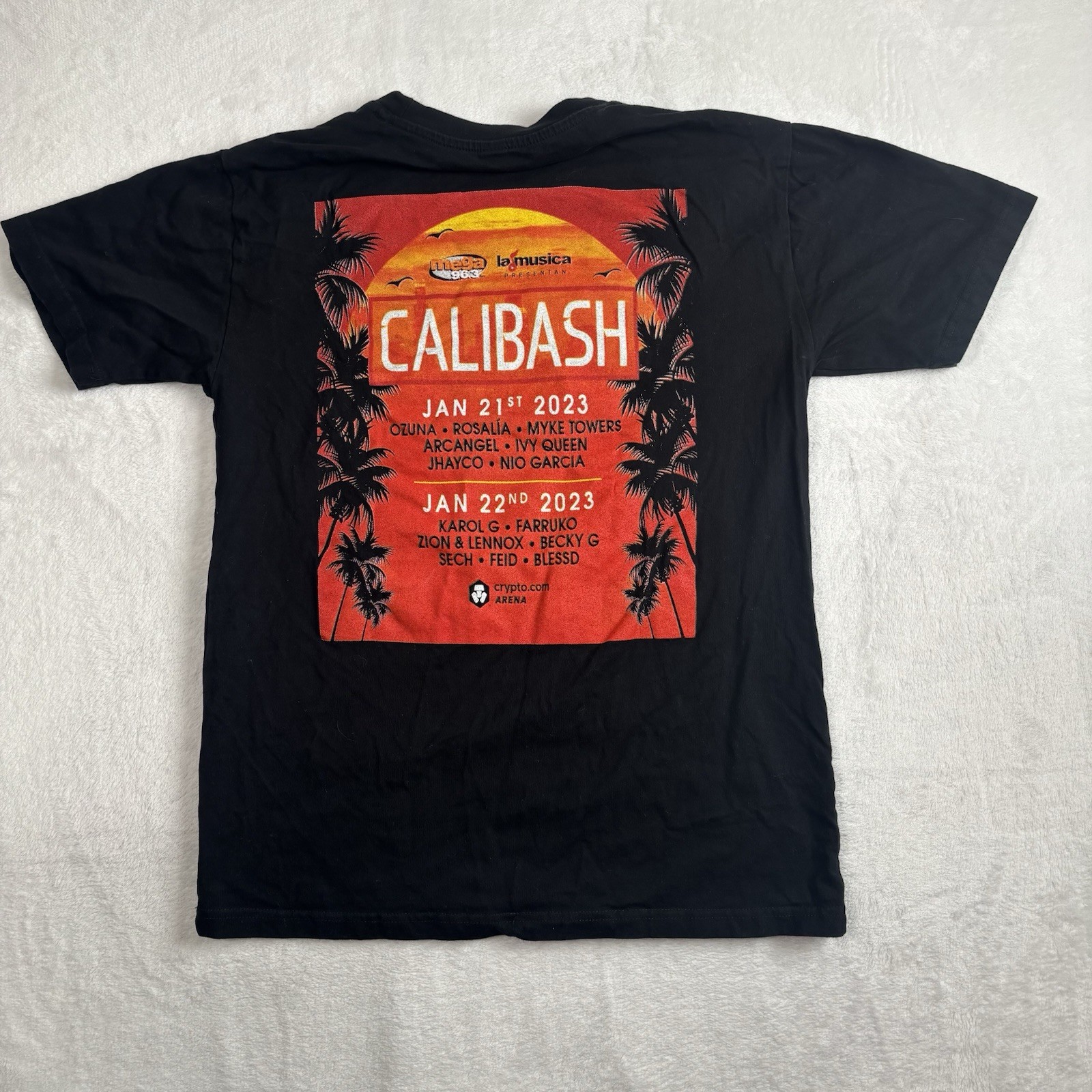 Ozuna Calibash 2023 Black Short Sleeve Graphic Shirt Men&rsquo;s Medium