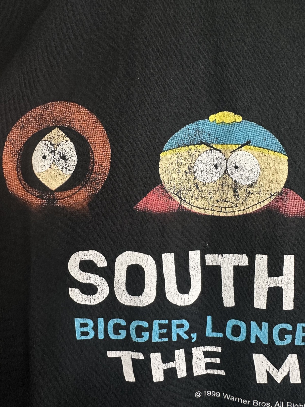 South Park Bigger Longer & Uncut Movie 1999 Vintage Blue Grape Shirt