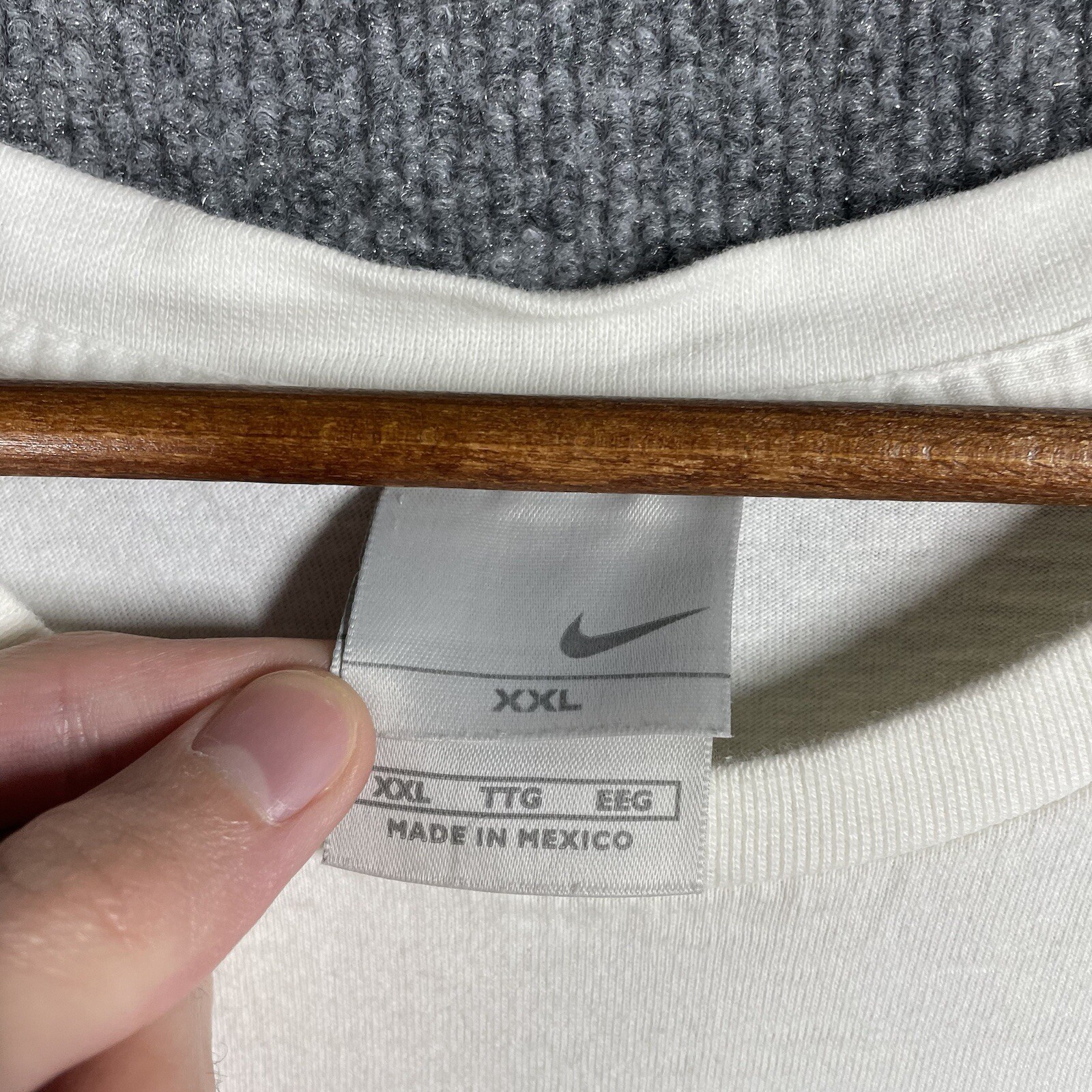 VINTAGE Y2K Nike There is No Finish Line T Shirt XXL Running 90s Long Sleeve