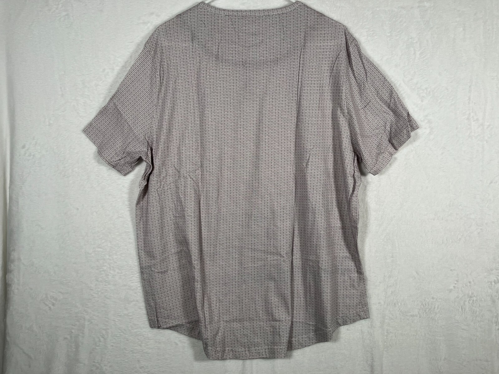 Con.struct Mens XXL Henley Shirt Taupe Short Sleeve Summer Casual Tee NWT
