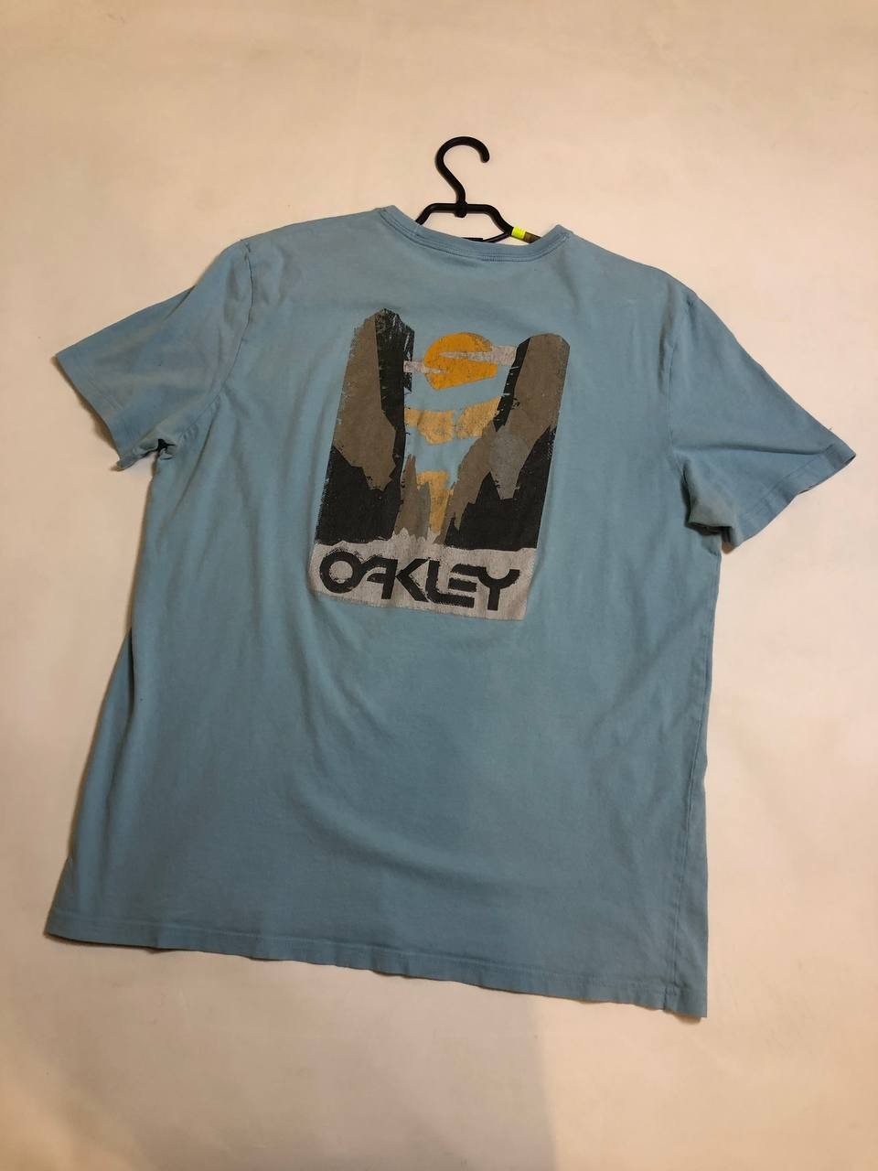 Oakley Logo Mens T Shirt Regular Fit Y2K Short Sleeve XL Outdoor Logo Rare