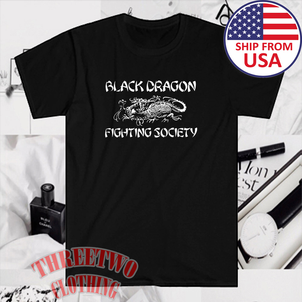 Black Dragon Fighting Society Men&rsquo;s Black Size S to 5XL