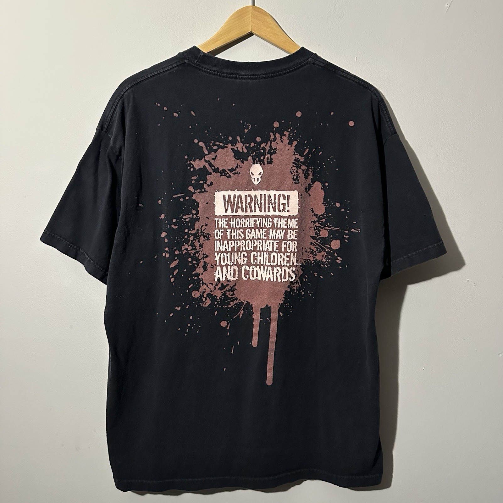 Vintage Y2K Splatterhouse T Shirt Size XL 2010 Horror Video Game Promo Namco