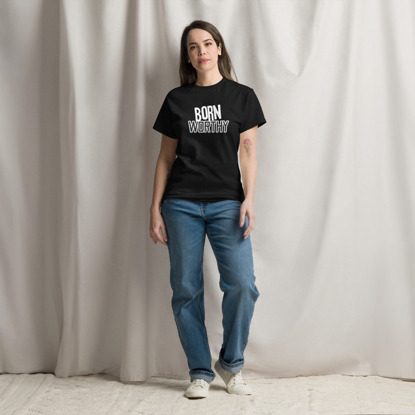 Worthy. Period. Unisex T-Shirt | Inspirational Tee | Positive Message Shirt