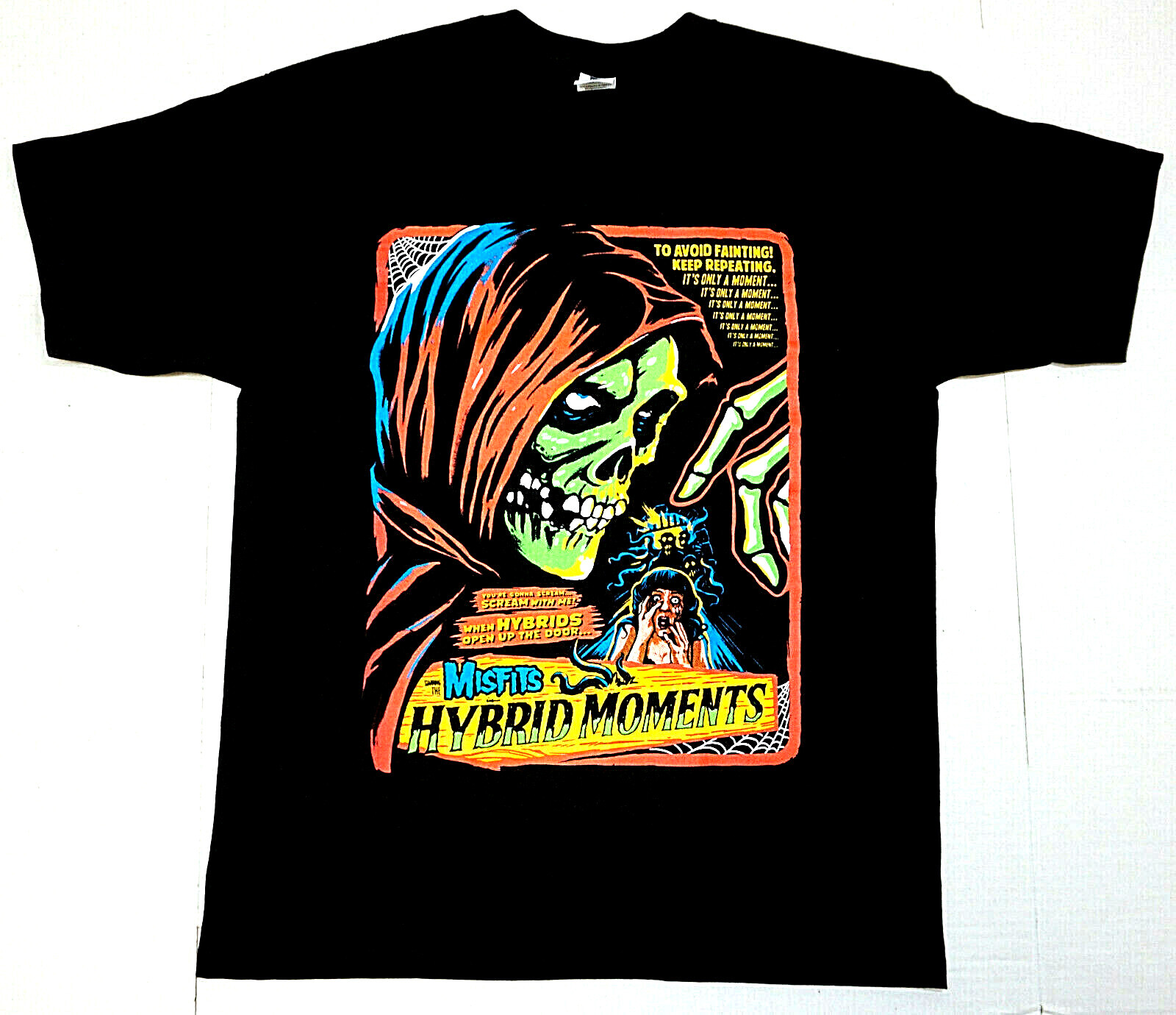 The MISFITS T-shirt Hybrid Moments Fiend Skull Danzig Horror Punk Tee Men&rsquo;s New