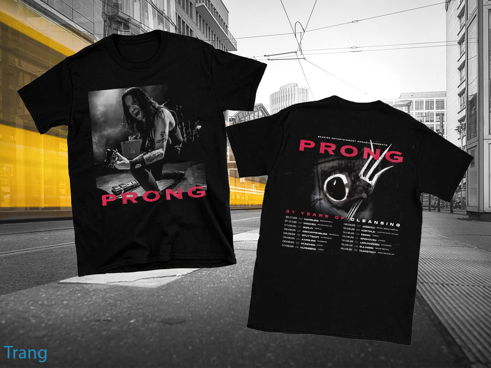 2 sides Prong 2025 Tour 31 Years Of Cleansing Shirt Unisex Black S-5XL.