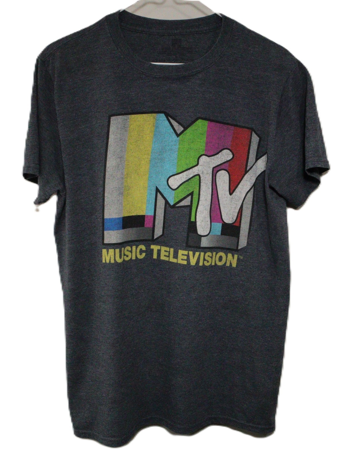 MTV Music Television T-Shirt Men&rsquo;s Graphic Print Short Sleeve Crew Neck T0376