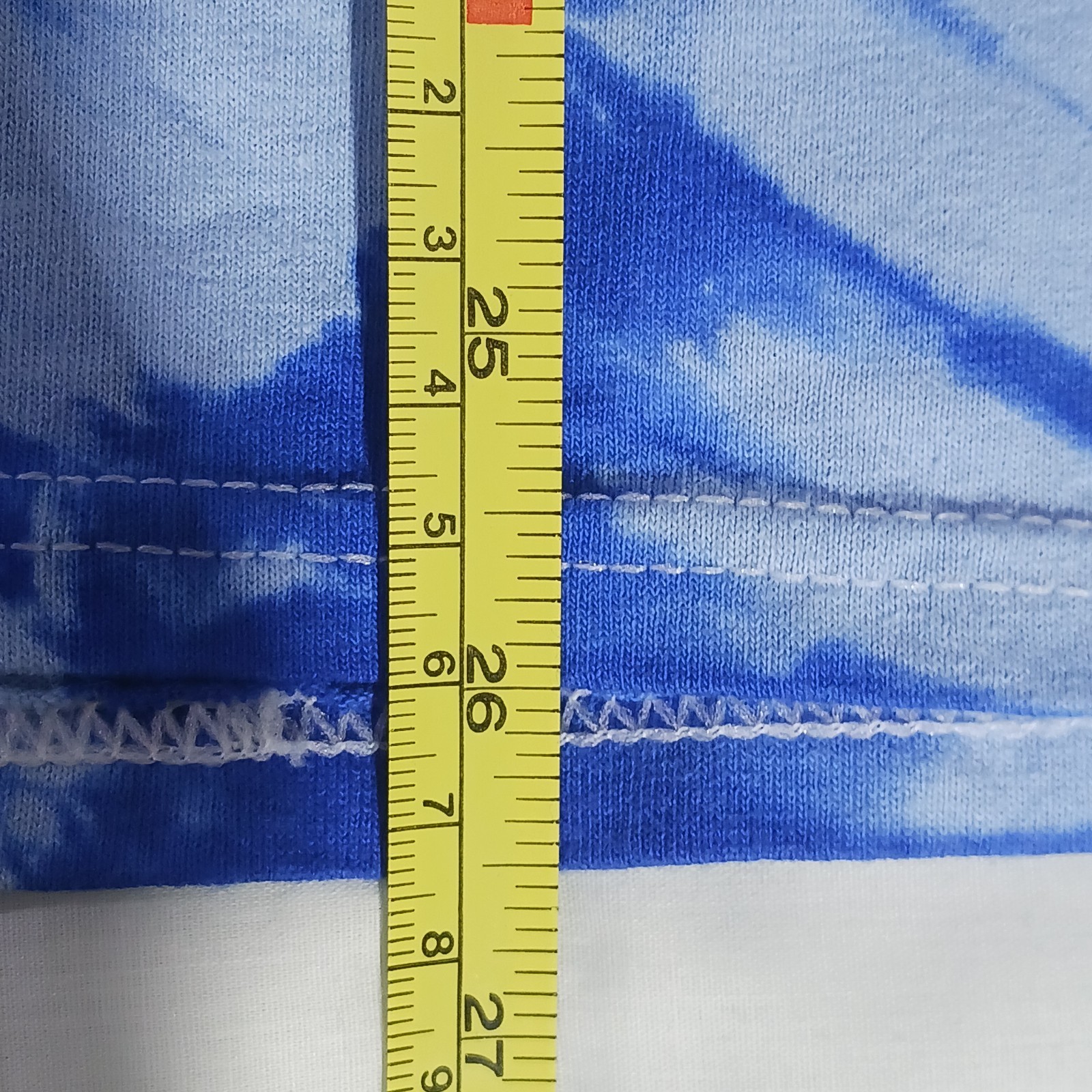Tie Dye T Shirt Adult Large Blue 2 Tone Heavy Cotton Hippie 70&rsquo;s Style New
