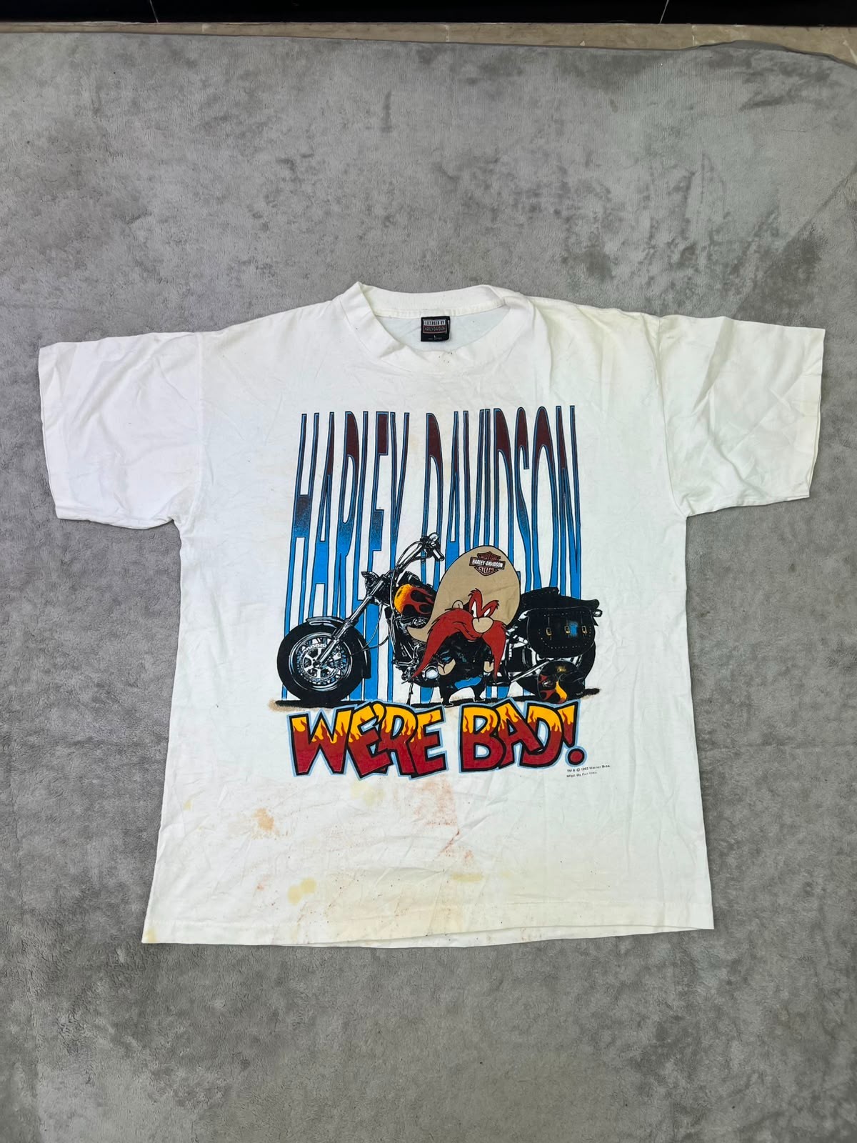 1993 Harley Davidson Yosemite Sam Single Stitch Tee