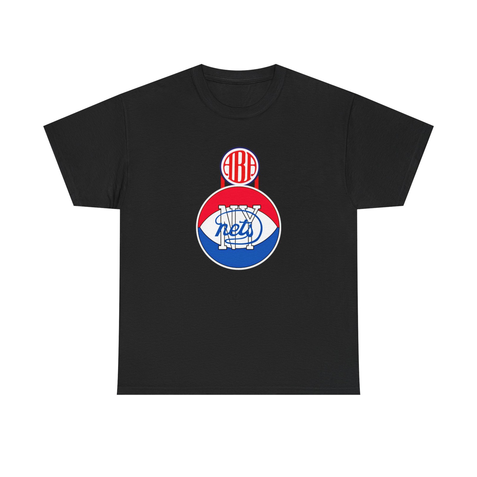 New York Nets Logo Tee | Unisex Pro Basketball T-Shirt | Retro NY Nets ABA Tee