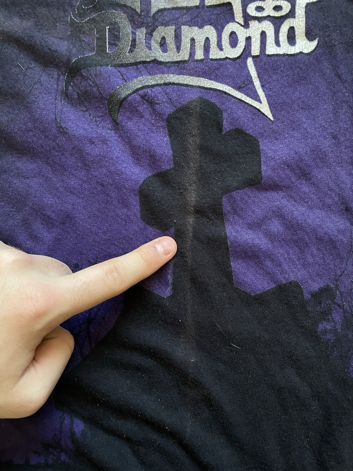 Vintage 1996 King Diamond Graveyard T-Shirt Size L Single Stich Screen Star 90’s