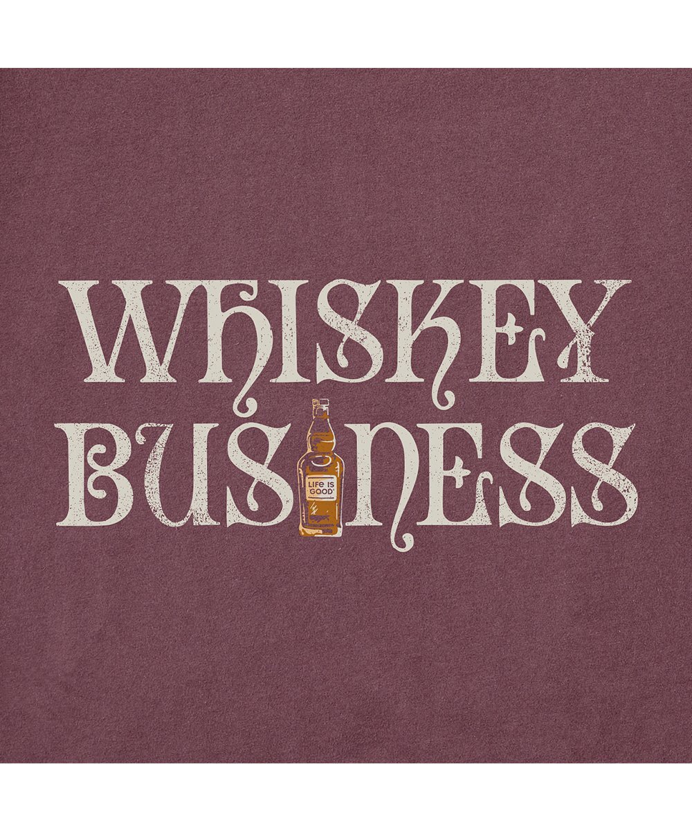 NWT Men&rsquo;s Life Is Good Whiskey Business Brown LITE SS Crusher Tee