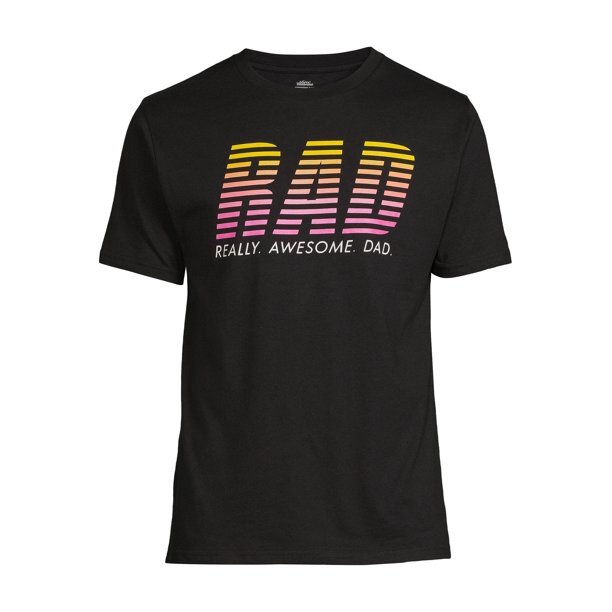 Way To Celebrate Men&rsquo;s Father&rsquo;s Day &lsquo;Really Awesome Dad&rsquo; TShirt Black 3XXL(54-56