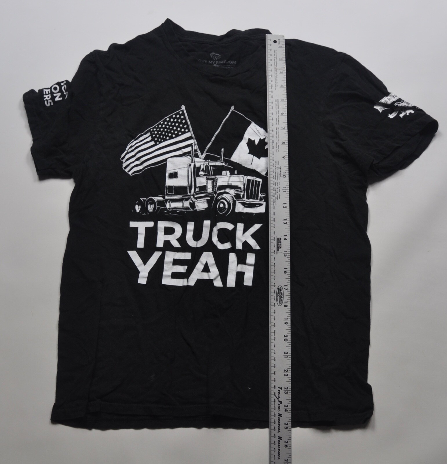 I Love My Freedom Truck Yeah T Shirt Size Medium?