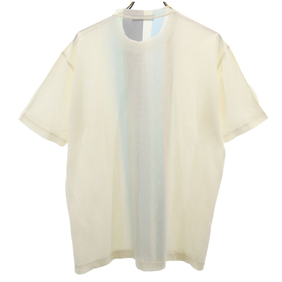ISSEY MIYAKE MEN made in Japan Short sleeve mesh T-shirt F Ivory Men&rsquo;s