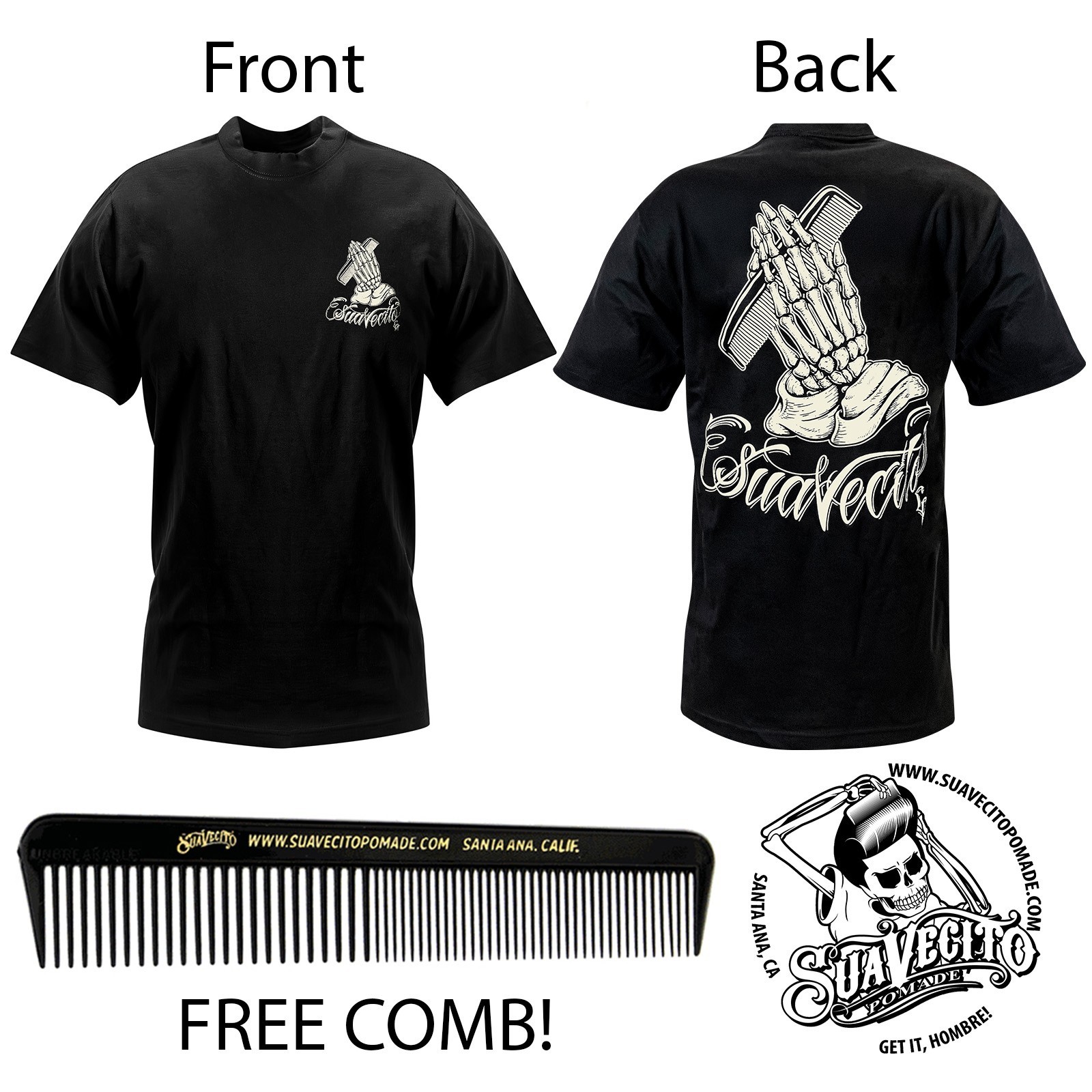 Men&rsquo;s Suavecito Firme Prayers Tee Shirt (S, M, L, XL, 2XL, 3XL, 4XL, 5XL)