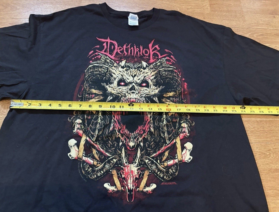 2009 Dethklok Metalocalypse Promo World Tour Shirt 2XL Rock