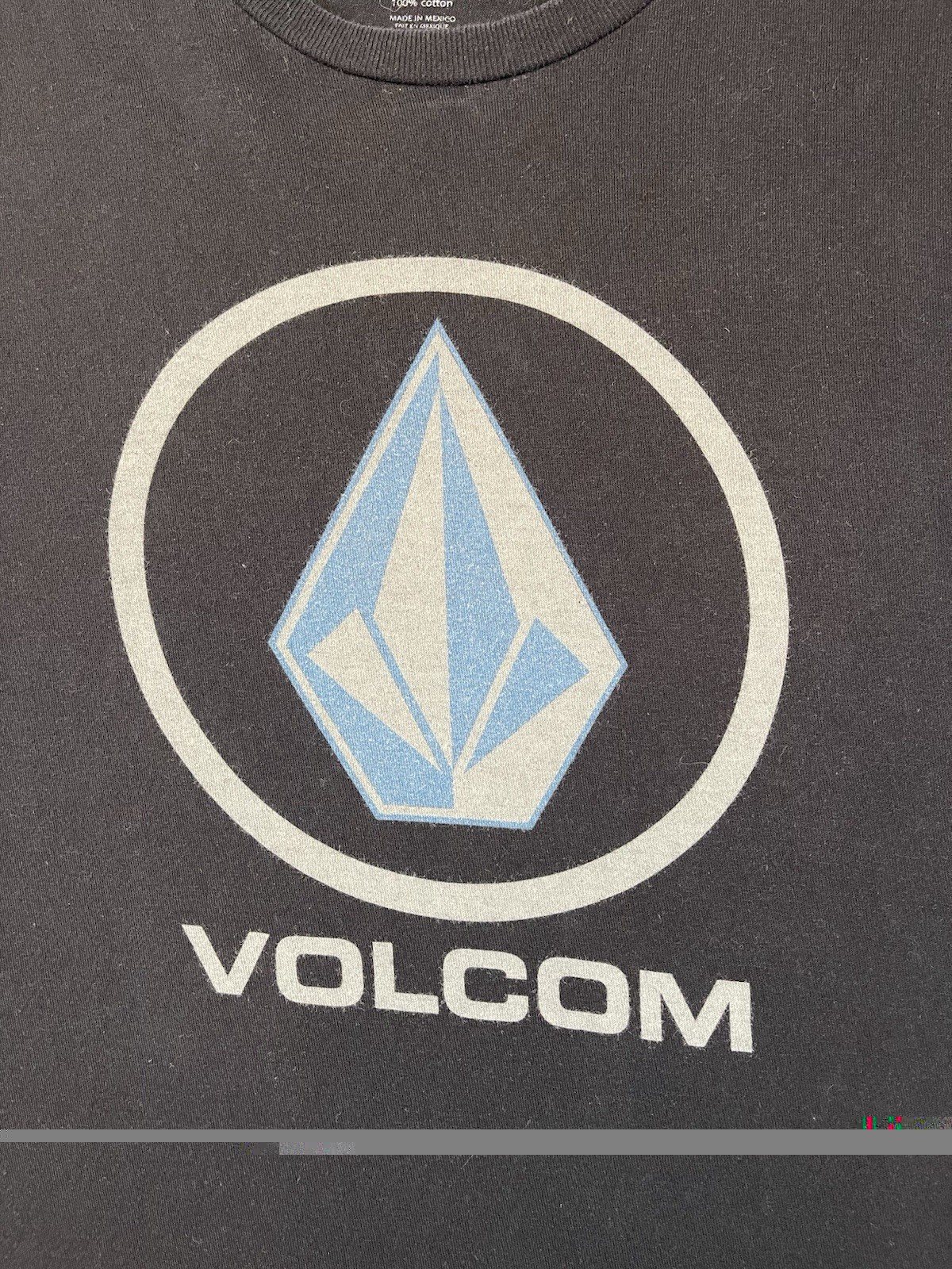 Volcom Logo Black Short Sleeve Graphic T-Shirt Men&rsquo;s Size Large Logo Stone