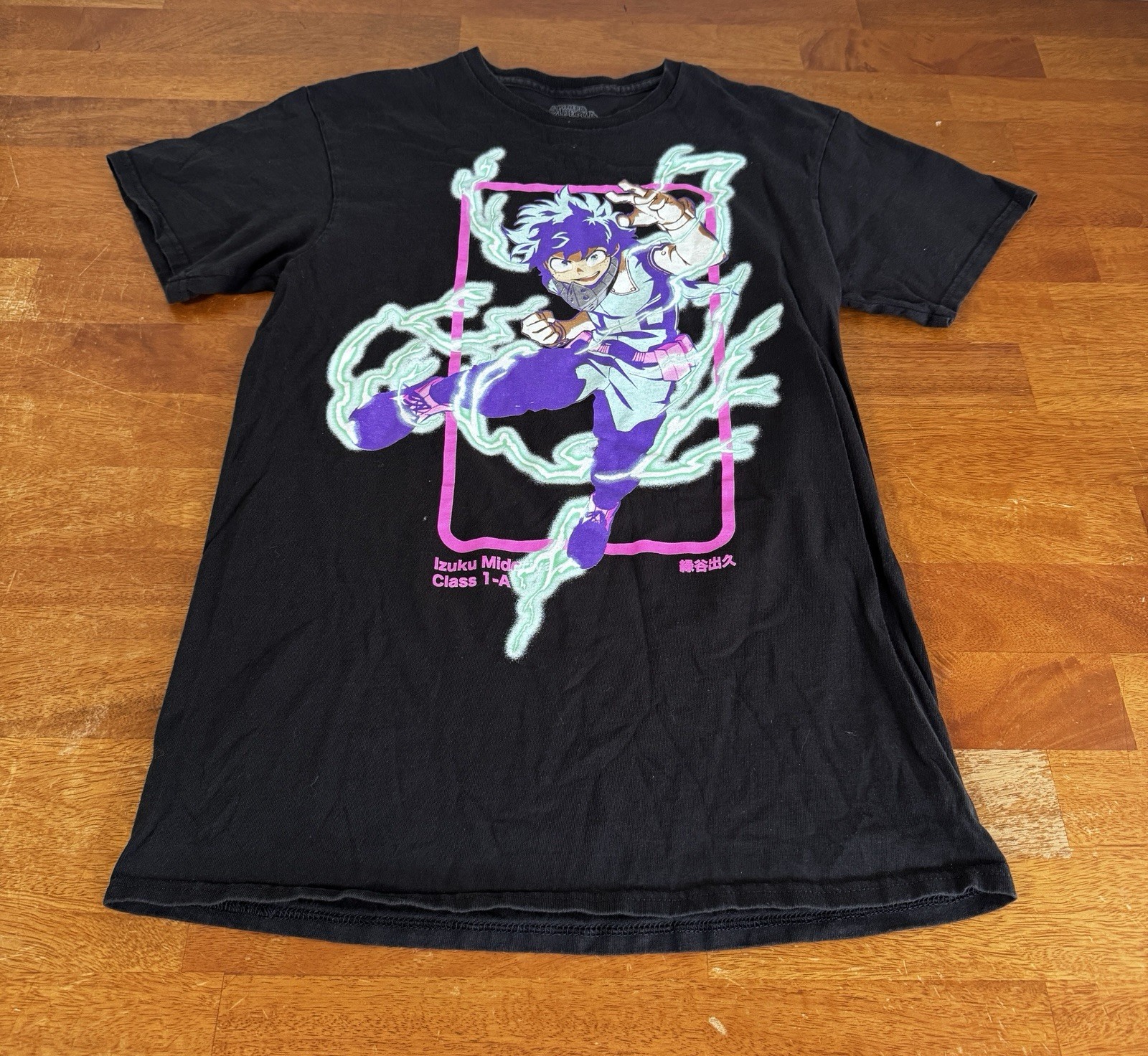 my hero academia Izuku Midoriya T-shirt Funimation Official Anime Merch Mens M
